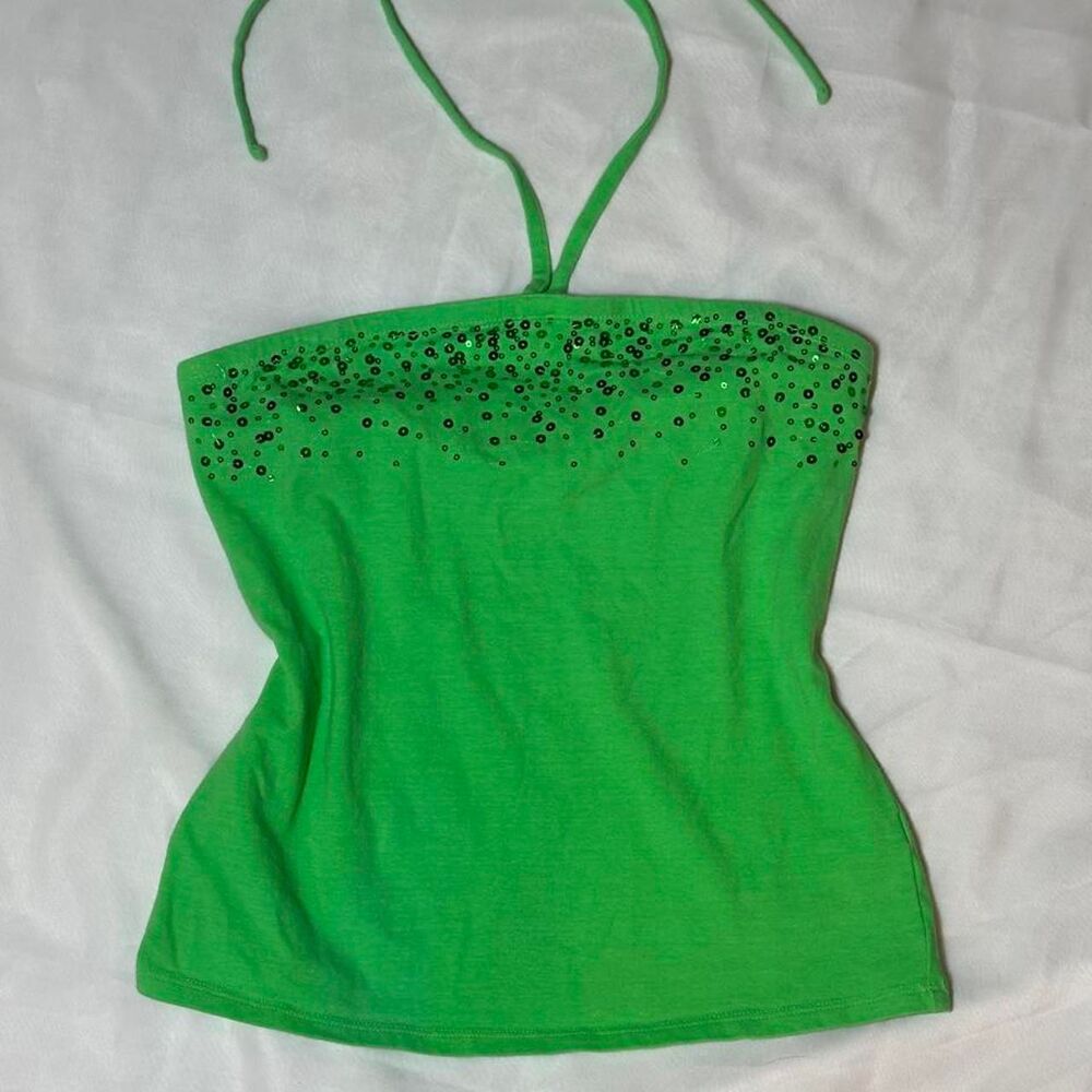 Justice Women's Green Crop-top